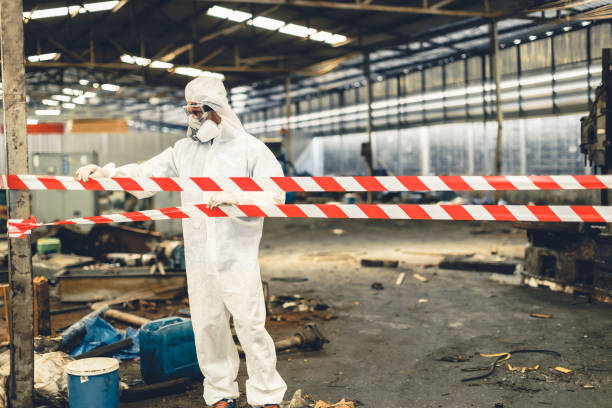 Professional Trauma Scene Cleanup technician working in Olney, TX
